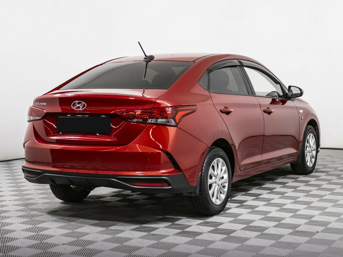 Hyundai Solaris 2021 года с пробегом. Фото: #4