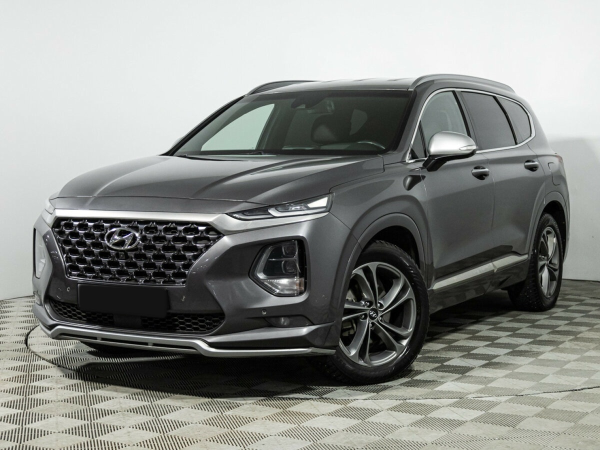 Hyundai Santa Fe 2019 года с пробегом. Посмотреть фото