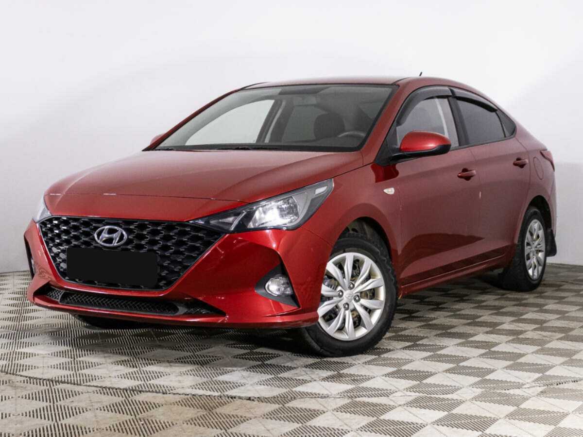 Hyundai Solaris 2021 года с пробегом. Посмотреть фото